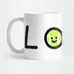 I Love Tennis！ Mug